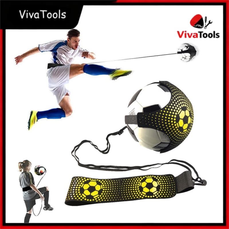 Treinador de Futebol Portátil – Cinto Ajustável, 5 Garras, Bola Retorna Automática