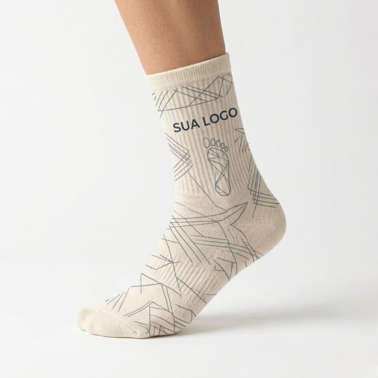 Meia Personalizada Com Logo