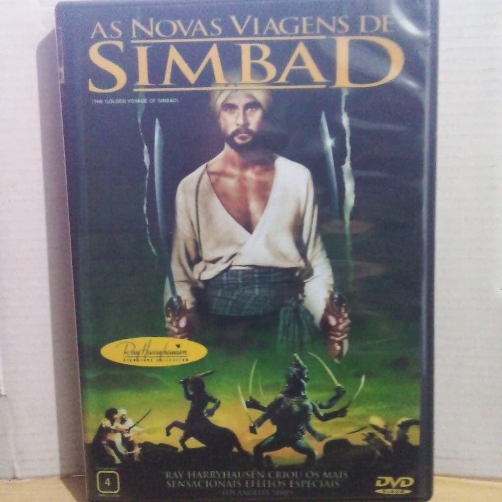 DVD A Nova Viagem de Sinbad 1973  Dublado/Dual Áudio HD1080p