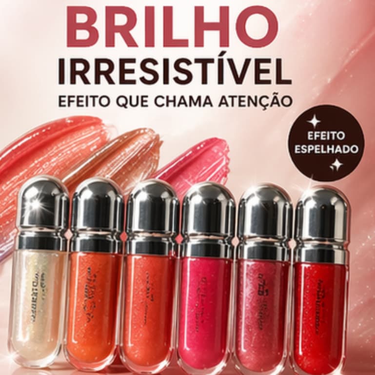 Gloss Labial Brilho Intenso Sarah's Beauty