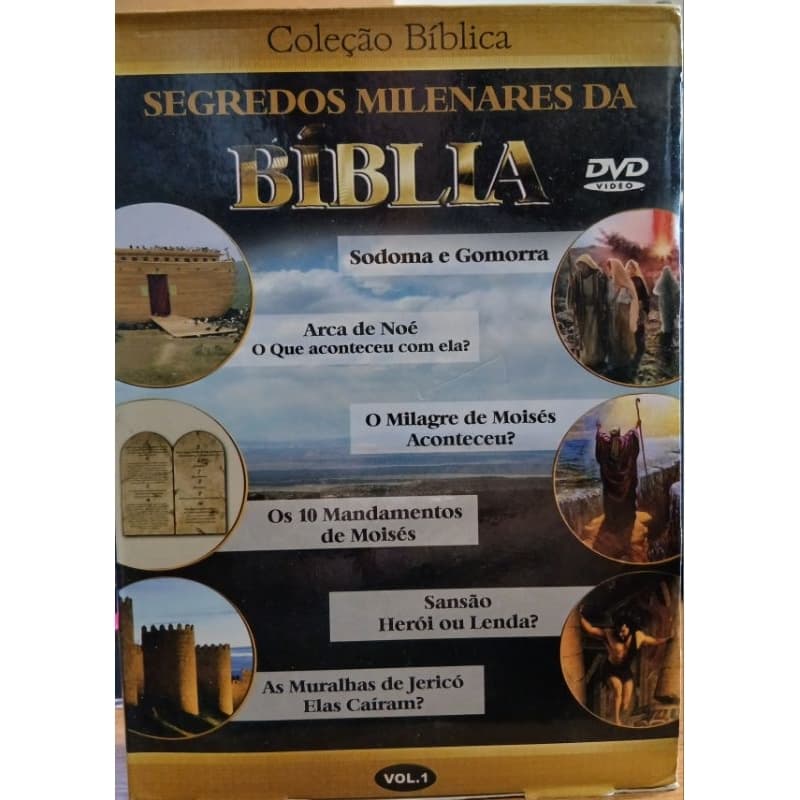 Dvd Box Segredos milenare da bíblia (3 discos) - Original
