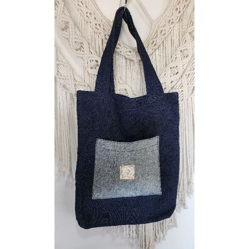 Brechó e Upcycling,  Ecobag Jeans,  bolsa de ombro,  pinterest, Bolsa tote, artesanato.