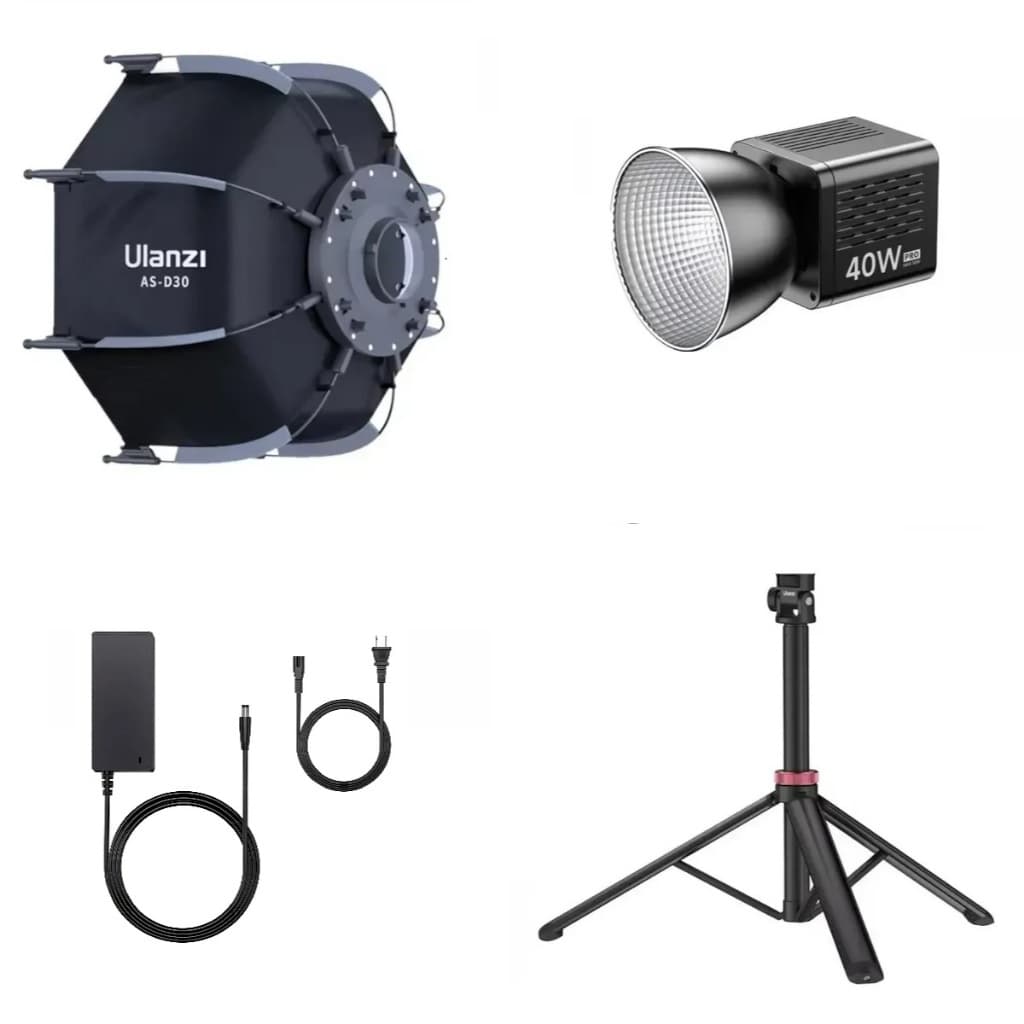 kit de luz de vídeo led Portátil Ulanzi L023 L024 RGB AS-L30 AS-D30 MT-79