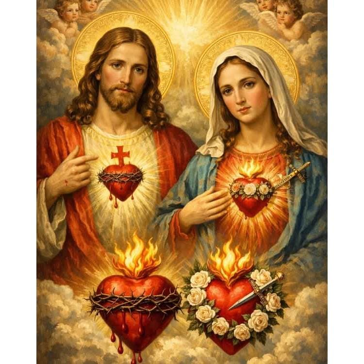 Capa Capa Capinha Personalizada Sagrado Imaculado Corção de Maria Jesus Fé Santo Religião Igreja