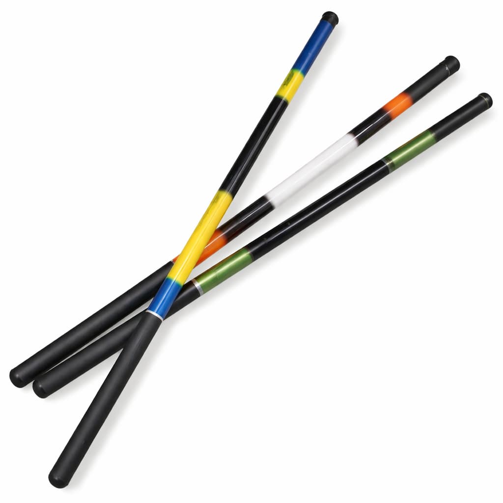 Kit 3 Varas de Pesca Telescópica 2,10m Fibra de Vidro Leve Resistente Portátil Compacta Leve Rio Lago