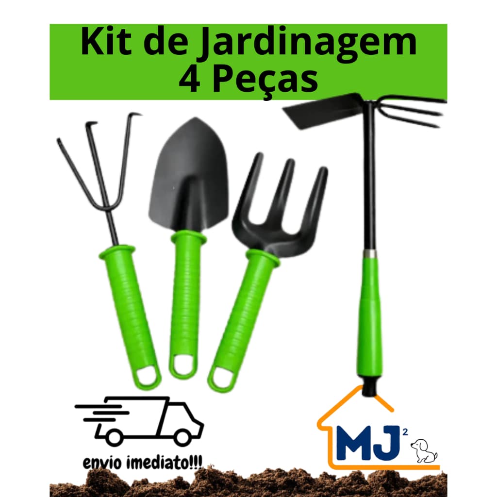 Ferramentas para Jardinagem Práticas para Jardim Horta e Vasos Ferro Durável
