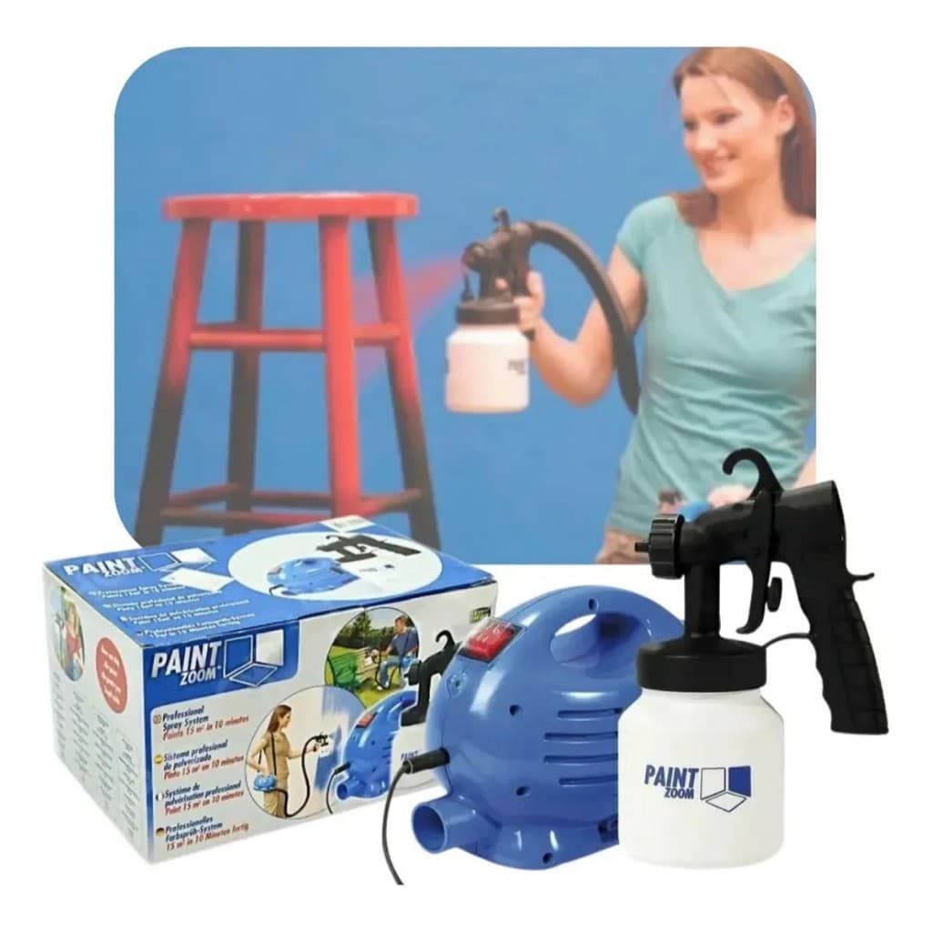 Pistola De Pintura Com Compressor De Ar Portátil 220v