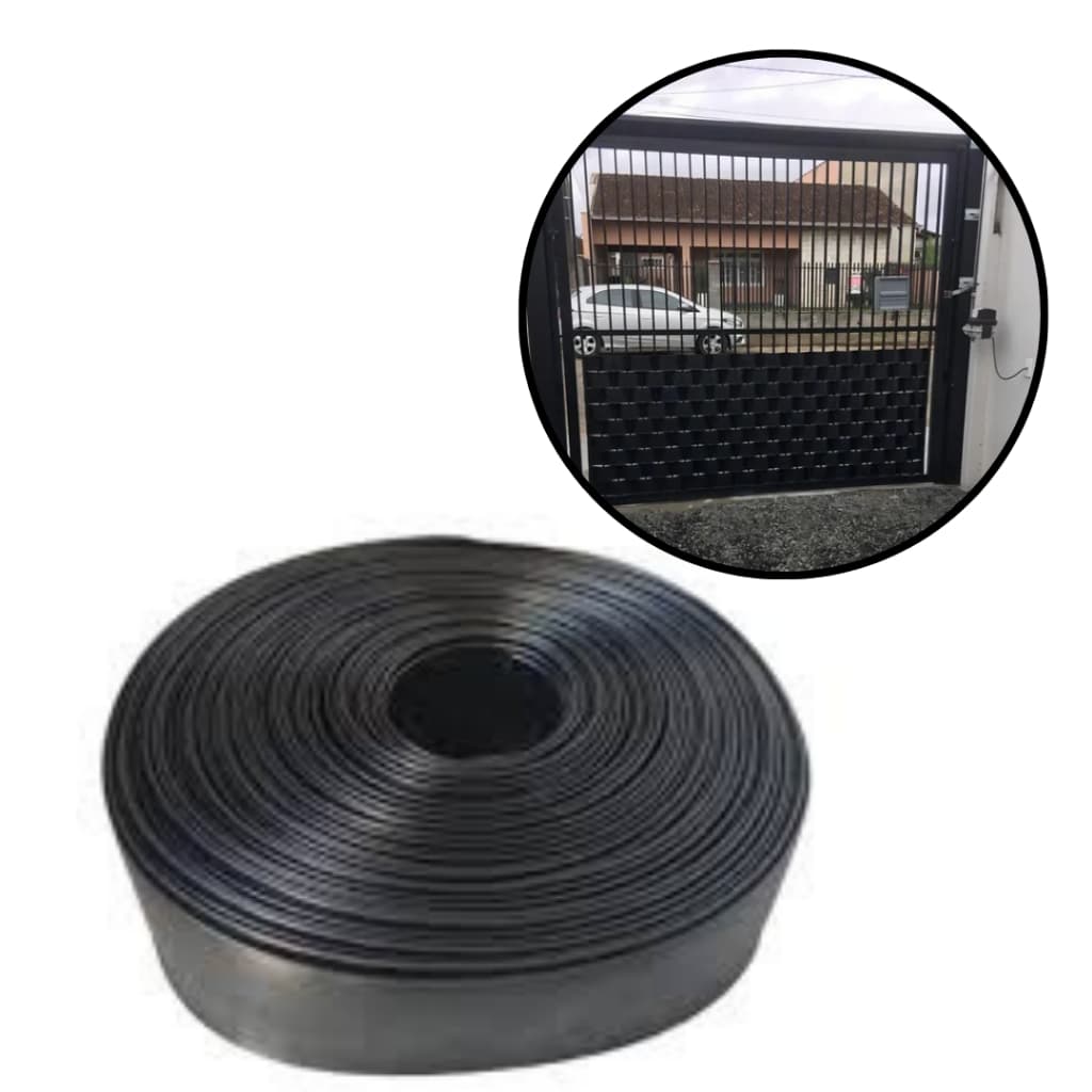 Separador de Jardim Limitador de Grama Preto 10cm Flexível Várias Opções