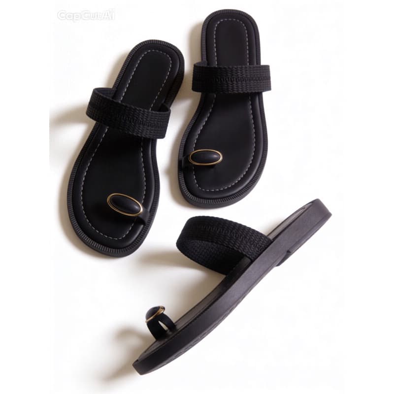 Sandalia Papete Feminina Dedo Birken Tiras Coloridas Confortável