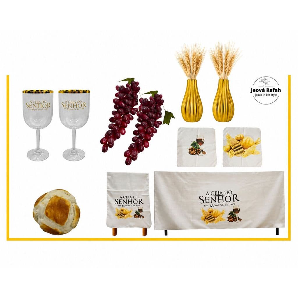 Kit Para Santa Ceia Completo