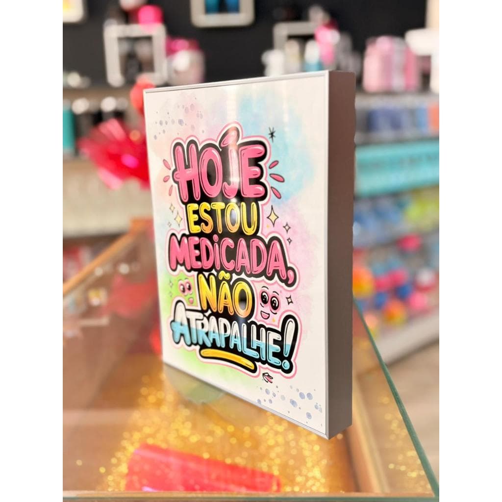 Quadro Aluminio Personalizado Dupla Face 20x25 em alta definição - NOVIDADE