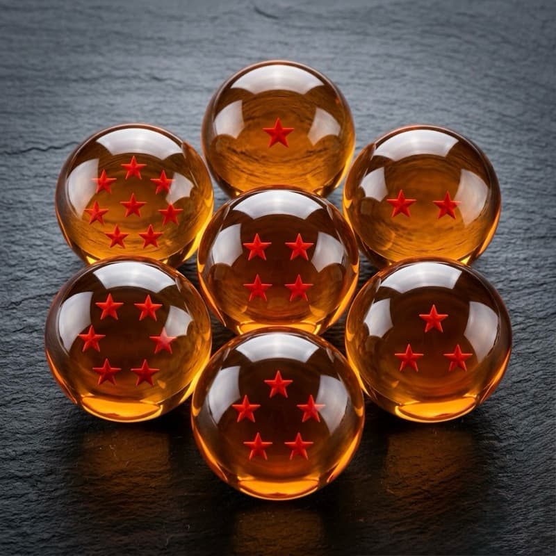 Esfera Do Dragao Desejos Dragon Ball Unidade Z Shenron Long Porunga 3.5Cm Esferas