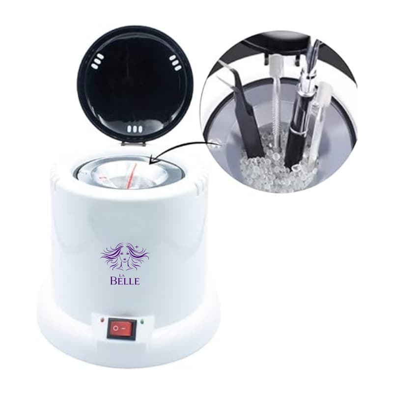 Esterilizador de alicate Estufa bivolt Manicure Micro Esferas Elétrico 250°