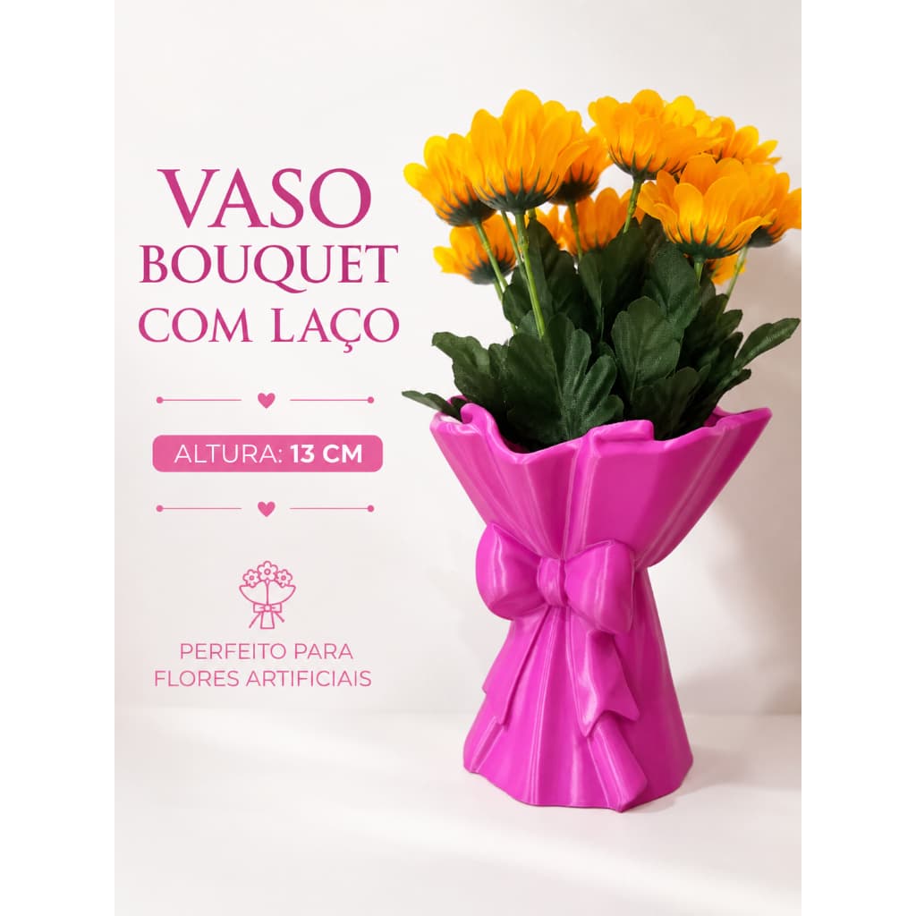 Vaso Decorativo em Formato de Laço Design Moderno e Elegante