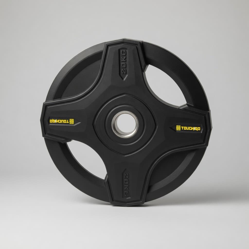 Anilha Sports Vulcanizada 20Kg Para Casa e Academia Peso - (1 Unidade) Touch And Go