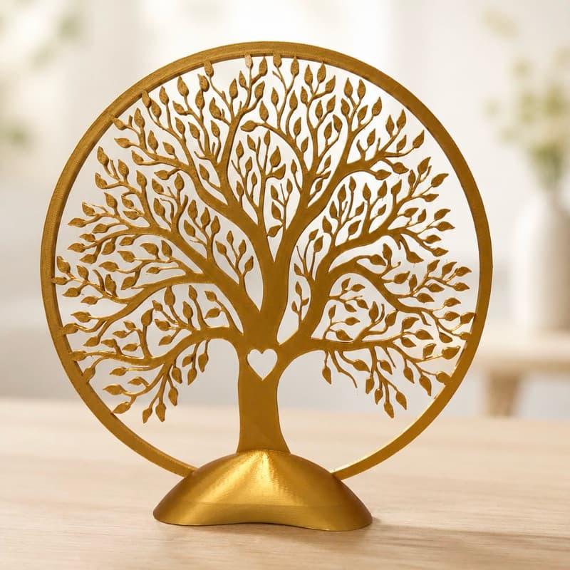 Árvore da Vida Decorativa – Elegância e Significado para seu Ambiente - Casa - Sala - Presente