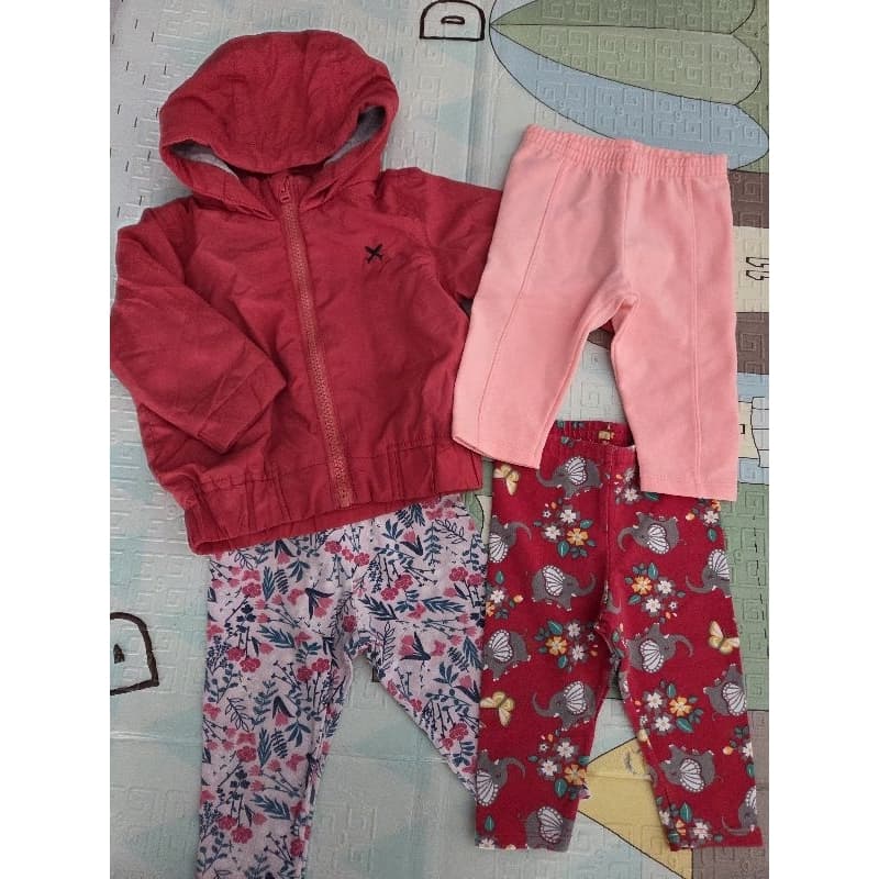 [Desapego impecável] kit Blusa e calça de frio  bebe menina 6 a 9 meses 🎀