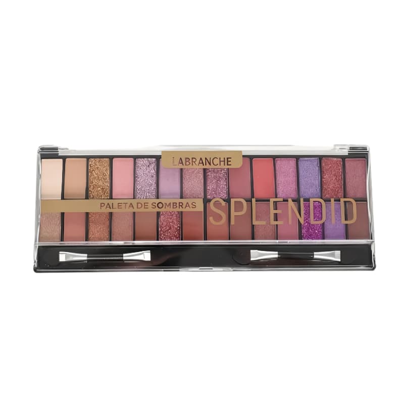 Paleta Sombra Splendid Labranche Clorida Brilho Glitter 28 Cores LA2139