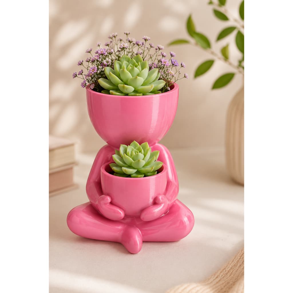 Vaso Decorativo Minimalista Vaso para Planta Suculenta Cacto color