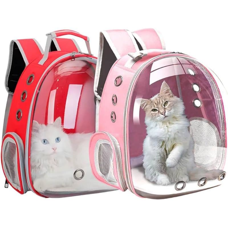 Mochila Pet Cães E Gatos Visão Panorâmica Mochila Bolsa Pet Visão Panorâmica Astronauta Color Gato Ou Cachorro