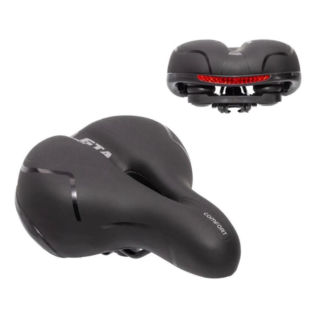 Selim Bicicleta Banco Bicicleta GTA Confort Gel Tech Com Refletor Elastomero