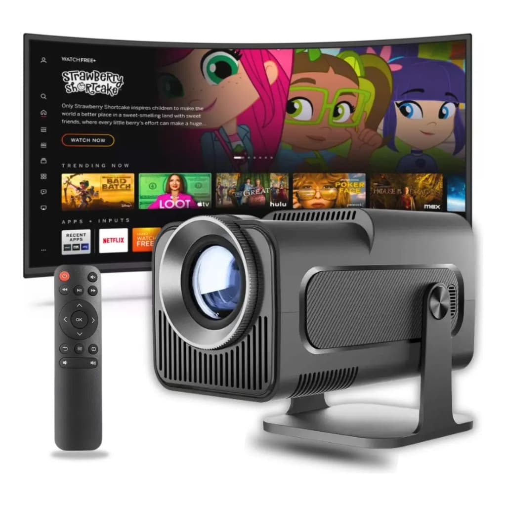 Hy320 Projetor 4k Mini Wi-fi Smart Tv Portatil Preto 127/220v