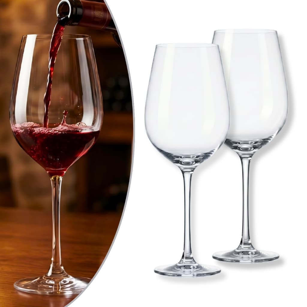 Conjunto Taças Grandes – com 2, 4 ou 6 Unidades, elegante, bebidas, jantar, louça