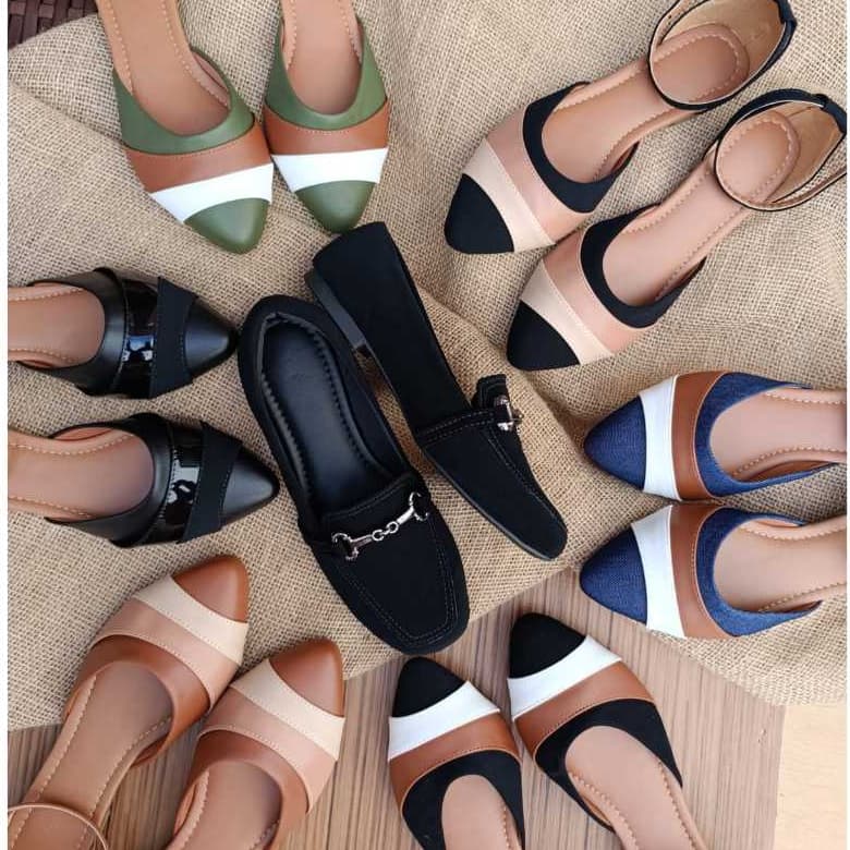 Kit2Pares Sapatilha Feminino Mocassim + Sapatilha Confortável Elegante Tendência