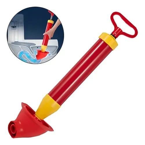 Desentupidor de Vaso Pia Sanitários Alta Pressão Com Borracha 150mm