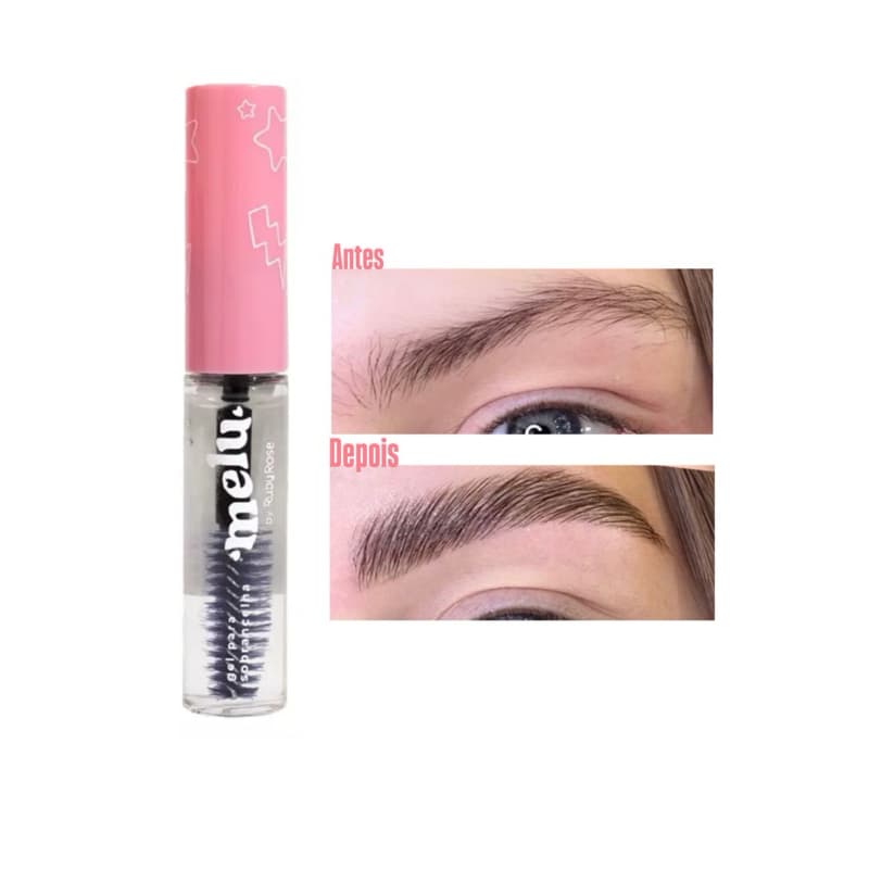 Gel Sobrancelha Incolor Com Alta Fixação Melu