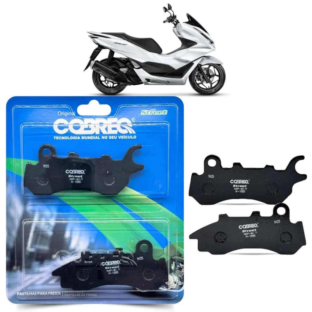 Pastilha Freio Dianteiro Honda Pcx CBS 2019 a 2022 Original Cobreq