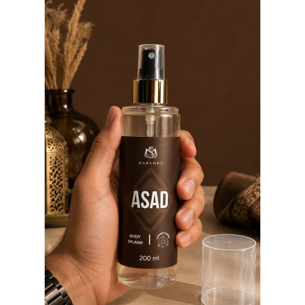 Body Splash 200ml  Asad – Aroma Inspirado no Perfume Asad