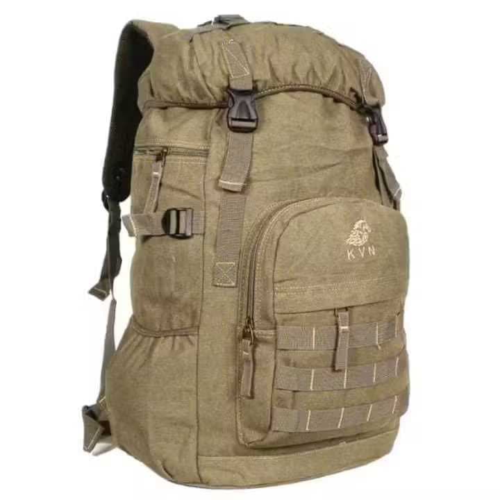 MOCHILA CAMPING 70LITRO KVN2204 DE LONA REFORÇADA RESISTENTE E EXPANSIVA