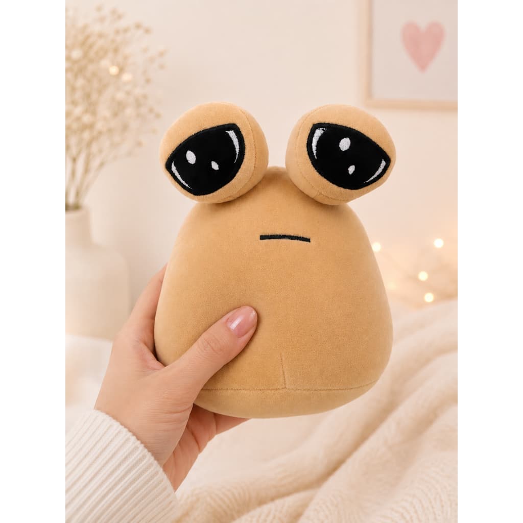 Pou de Pelúcia Alienígena Personagem Macio Antialérgico 22cm