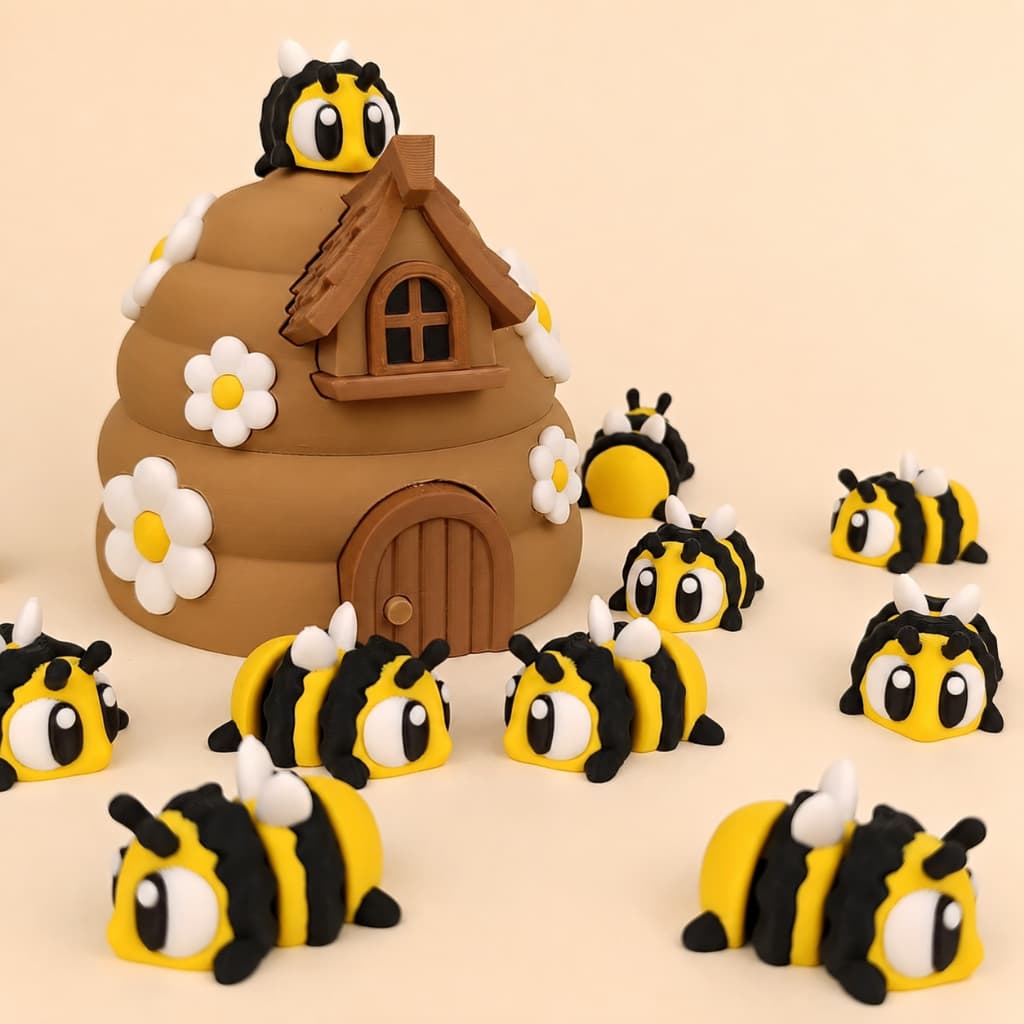 🐝 POCKET FRIENDS – CASINHA DE ABELHAS COLECIONÁVEL 🐝