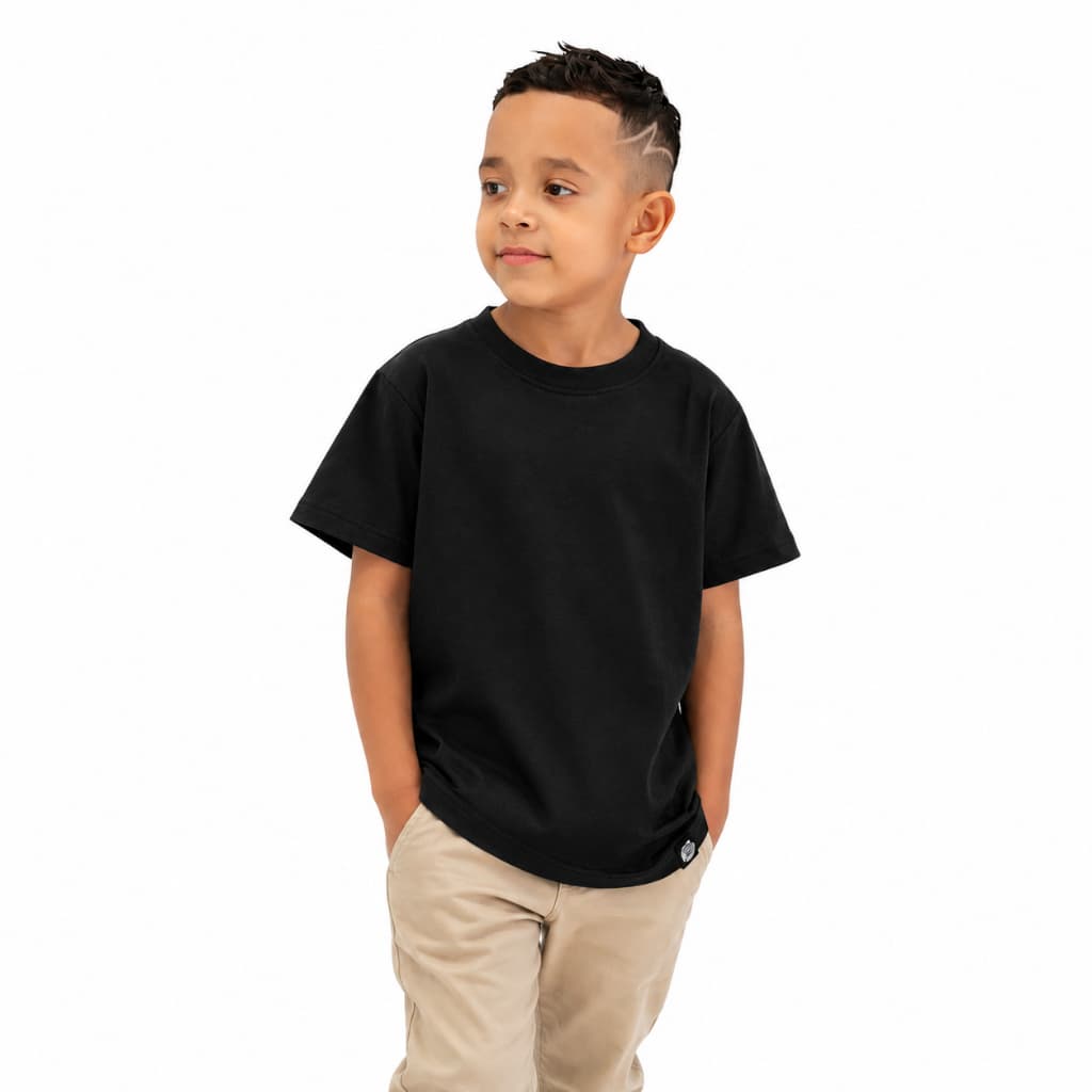 Camiseta Infantil Oversized Streetwear Texturizada Premium