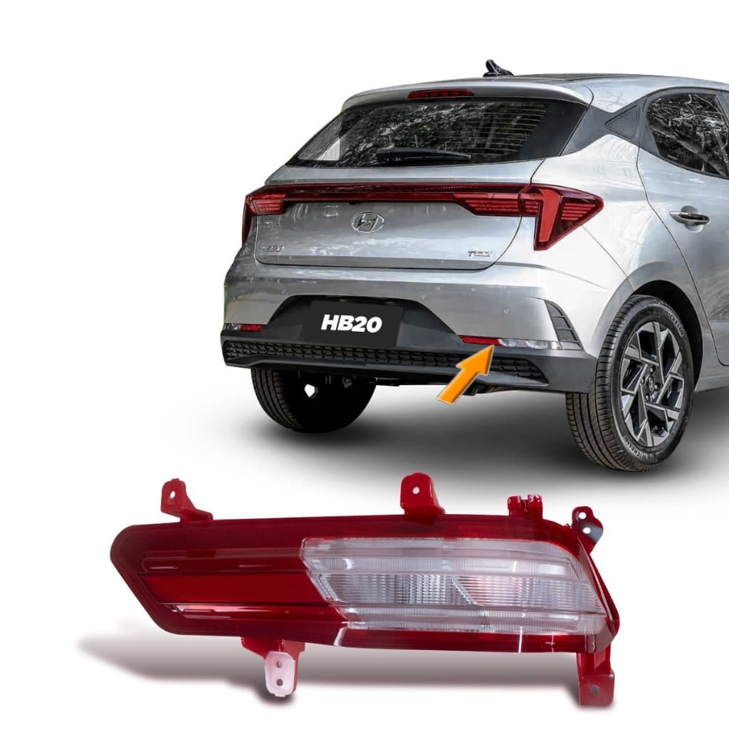 Lanterna Pisca Parachoque Traseiro Hyundai Hb20 2023 2024 25 Direito/passageiro