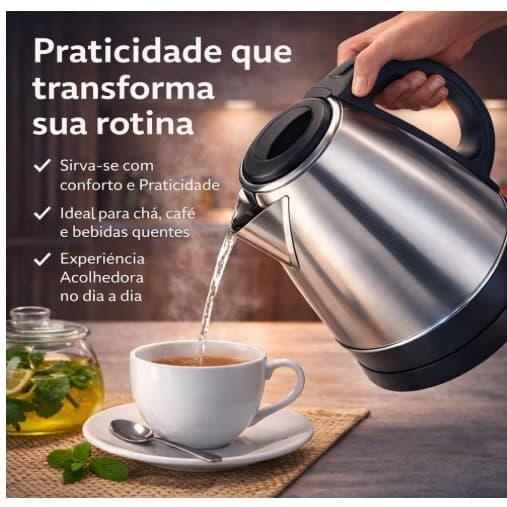 Chaleira Elétrica Aço Inox Startools