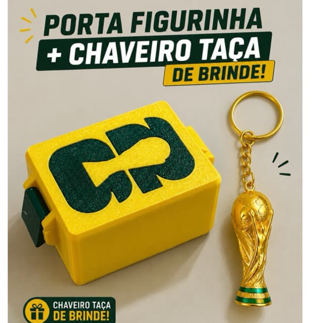Porta figurinha copa do mundo