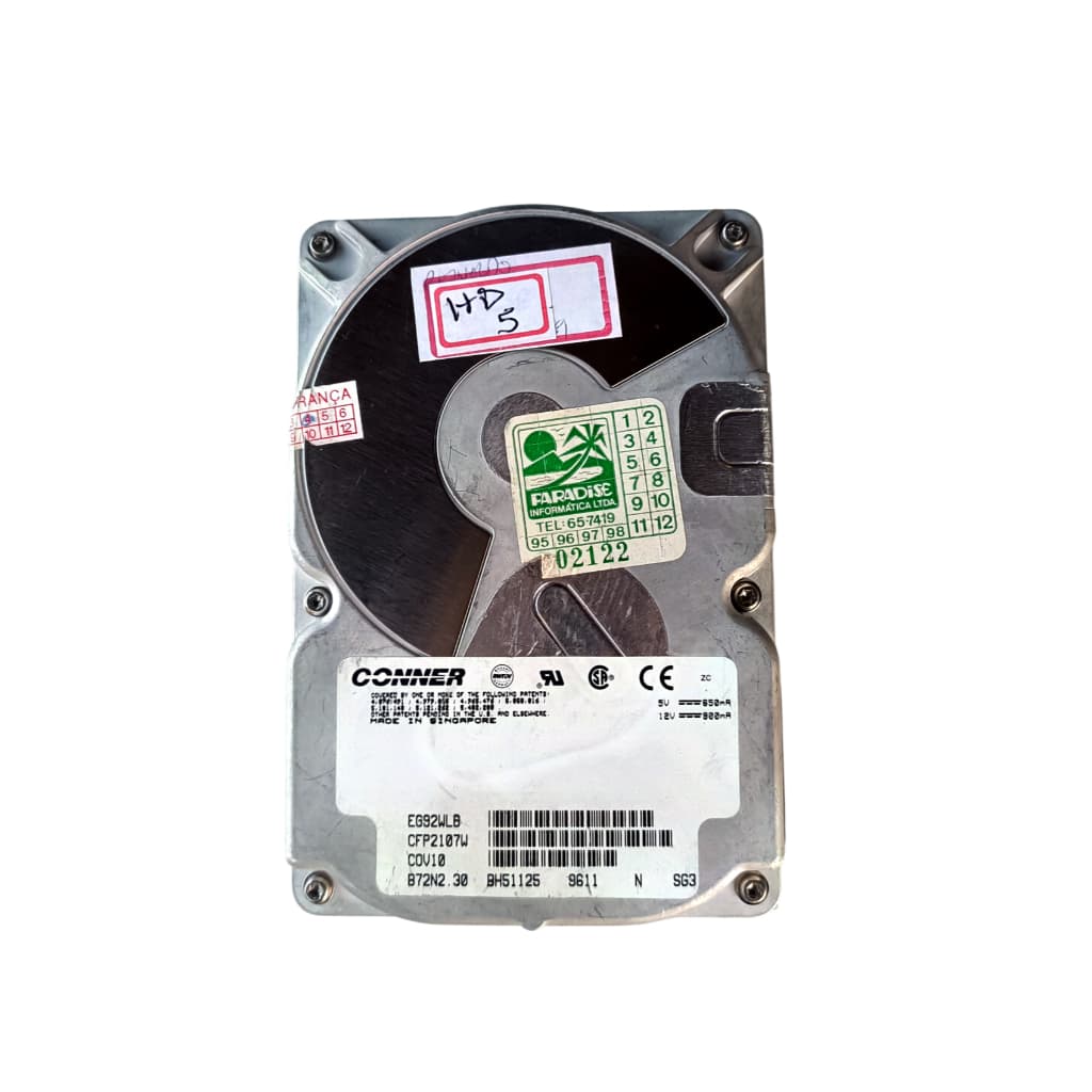 winchester hd conner CFP2107W WIDE 2GB SCSI EG92WLB HD5