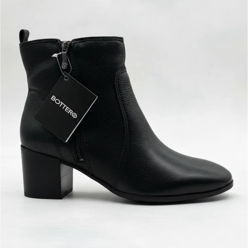 Bota Feminina Cano Curto Casual Couro Legítimo Bottero 347810-1