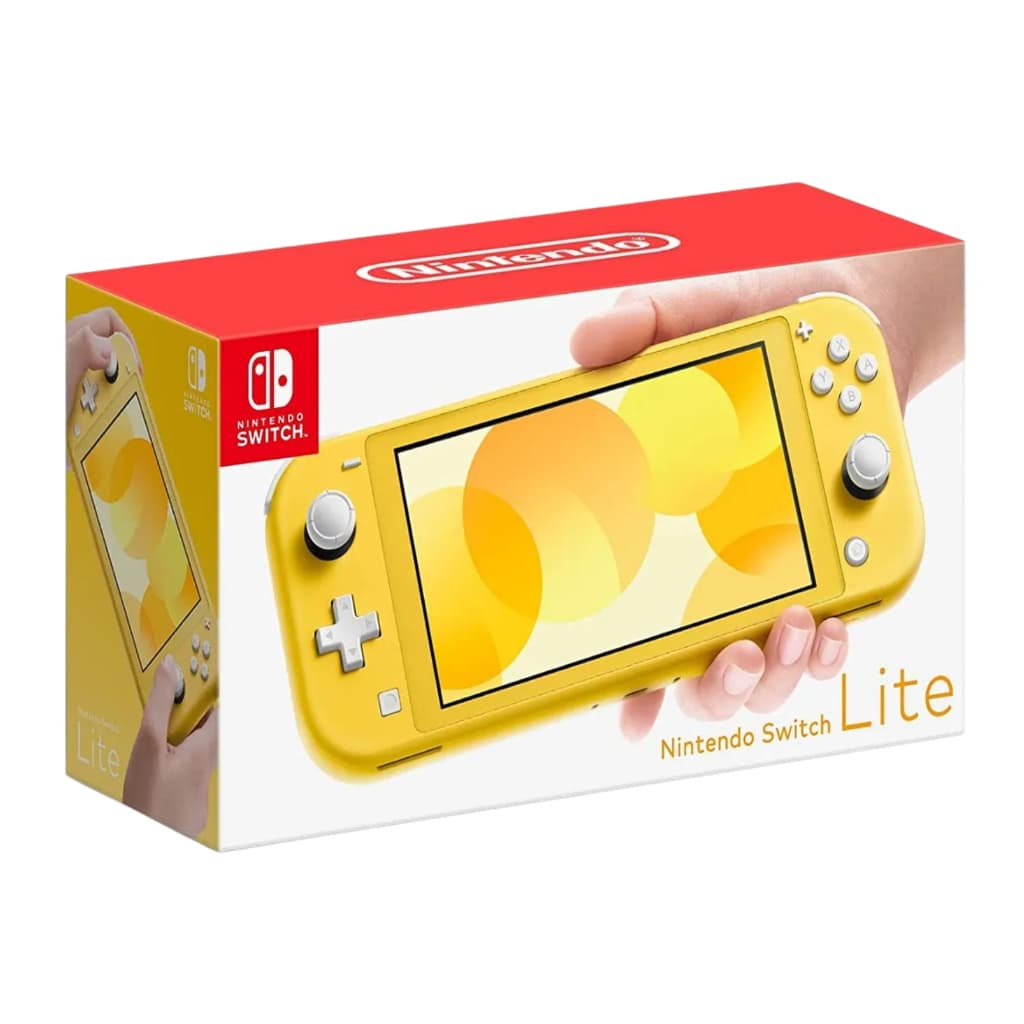 Nintendo Switch Lite Amarelo Portátil Desbloqueado SD 128GB com JOGOS e TINFOIL