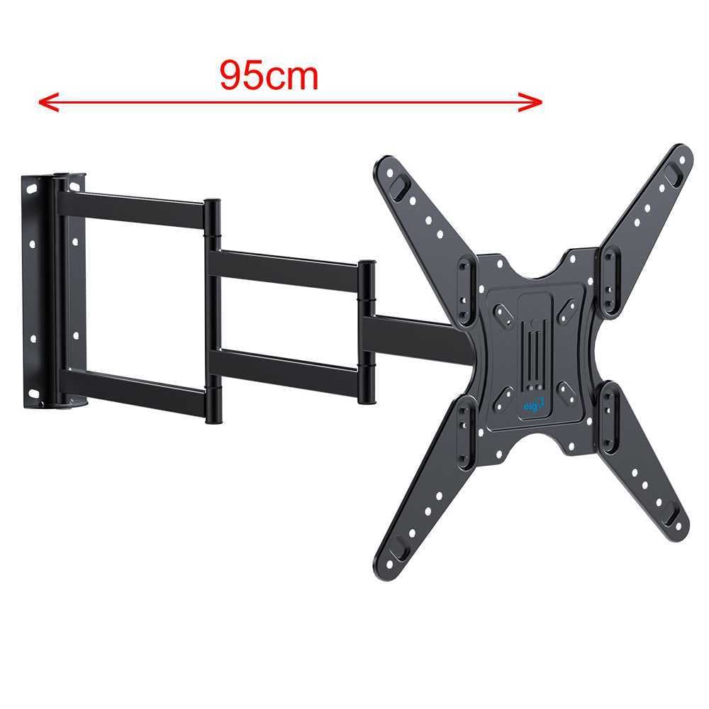 Suporte Articulado Giro 90 graus, Extra Longo 95cm Tv Até 75 ELG A02v4ext,  acompanha nível bolha