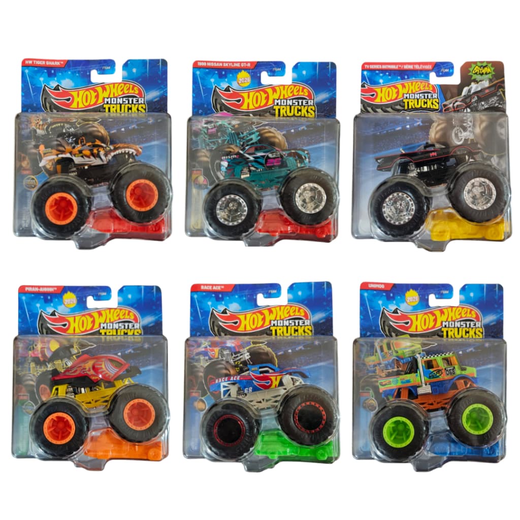 Hot Wheels Monster Trucks Miniatura 1/64 - Mattel Original Vários Modelos