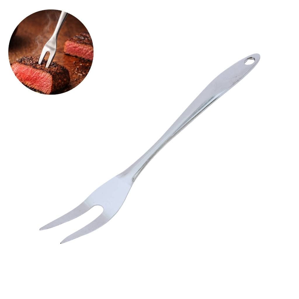 Garfo Para Assados Churrascos De Inox Com 32cm Dasshaus