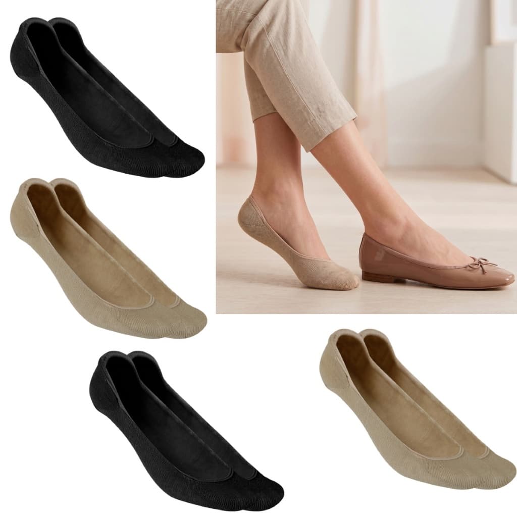 Kit 3 Pares Meia Sapatilha Iate Centopé 2005 Invisível Confortável Feminina
