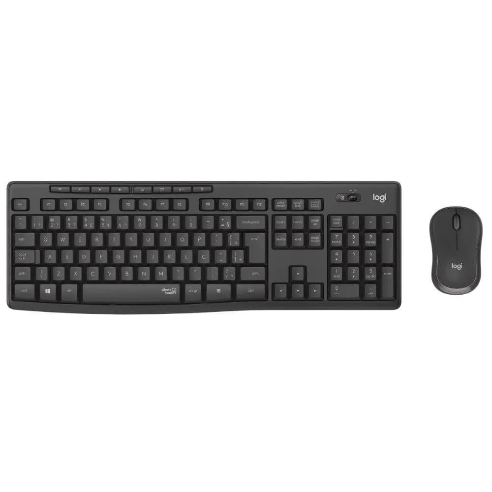 Kit Teclado E Mouse Sem Fio Logitech Mk295 Silent