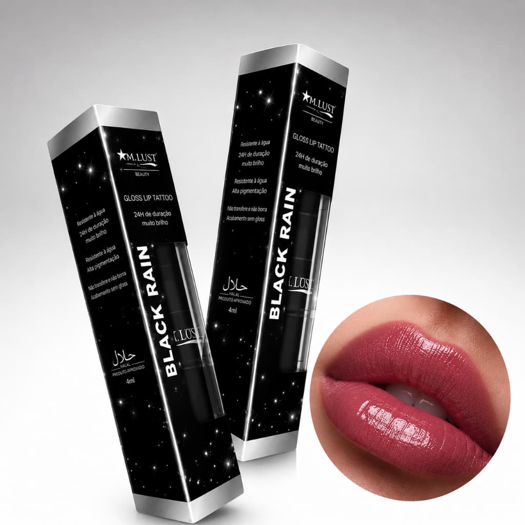 Gloss Black Império C/Efeito Magico Mudança de Ph Max Love Dos Labios