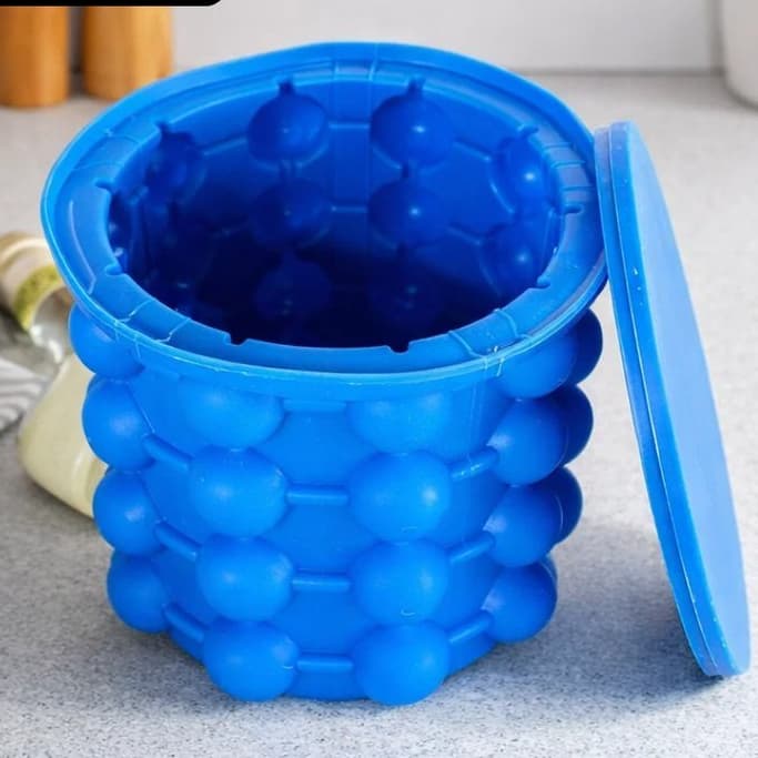 Balde de Gelo Silicone Térmico Ice Maker Forma Redonda PromoçãoBalde de Gelo Silicone Térmico