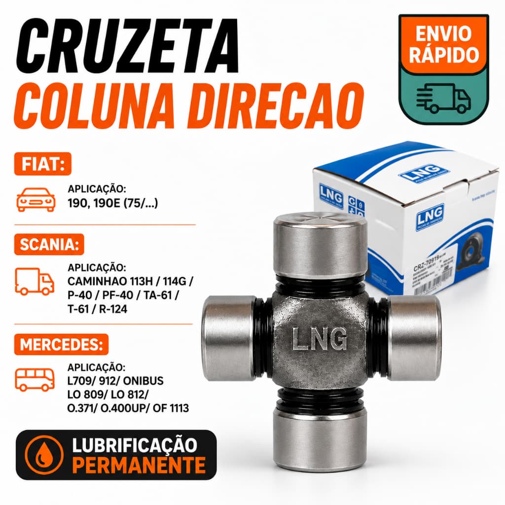 Cruzeta Direção Cz-239 190/ L709/ 912/ 113H